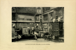 Layraud en son atelier à Valenciennes