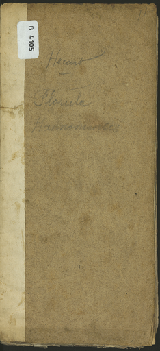 Florula Hannoniensis auct. Gabr. Ant. Jos. H...tio...