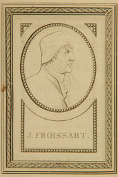 Jean Froissart, historien. D'après le tableau peint par N.