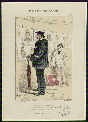 Souvenirs du siège de Paris 2. Gardien de la paix publique.