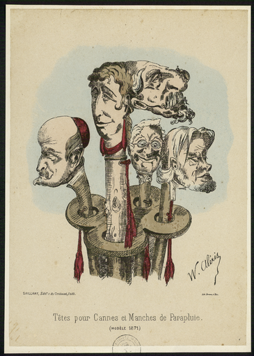 Têtes pour Cannes et Manches de parapluie (modèle 1871)