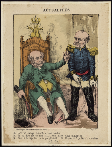 Actualités. D. Sire, un enfoyé temante à fous barler.