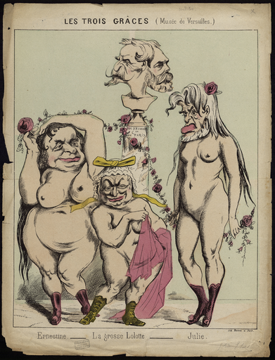 Les trois grâces (Musée de Versailles). Ernestine - La grosse Lolotte - Julie
