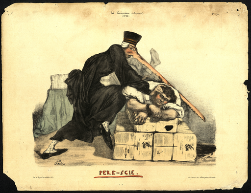 La Caricature (Journal) (N°85). Père-scie