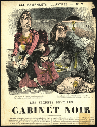 Les Pamphlets illustrés N°2. Les secrets dévoilés du Cabinet noir.