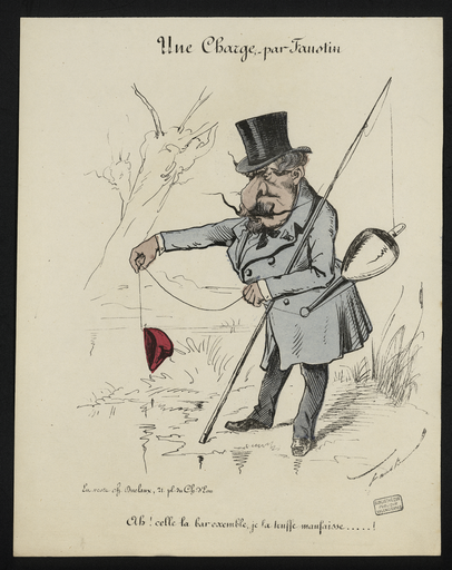 Une charge par Faustin. Ah ! celle la bar exemble, je la truffe maufaisse... !