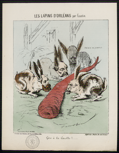 Les lapins d'Orléans par Faustin. Gare à la carotte ! ...