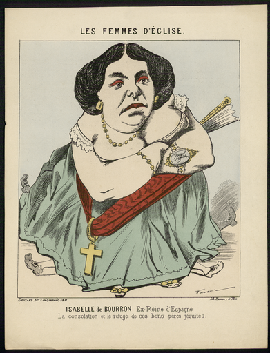 Les femmes d'Eglise. Isabelle de Bourbon ex-reine d'Espagne