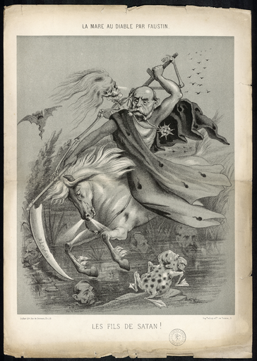 La mare au diable par Faustin. Les fils de Satan !