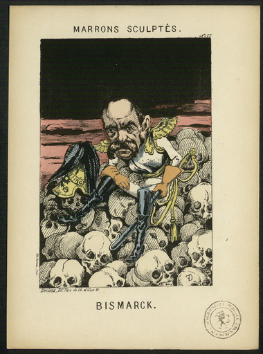 Marrons sculptés N°17. Bismarck
