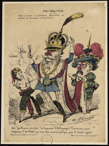 Actualités. Pour la saison de Carnaval, Guillaume se déguise en empereur d'Allemagne