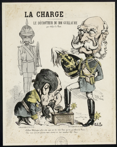 La charge. Le décrotteur du roi Guillaume, par Alfred Le Petit.