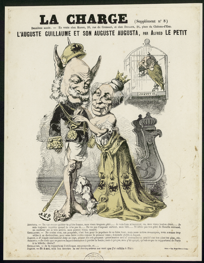 L'auguste Guillaume et son auguste Augusta, par Alfred Le Petit.