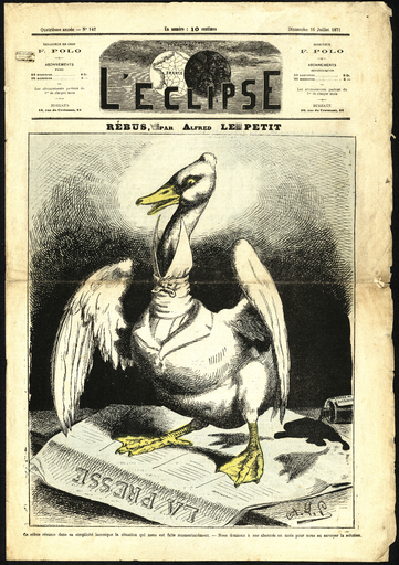 L'éclipse N° 142. Rébus, par Alfred Le Petit // Réponse de Boquillon au comte de Chambord, par A. Humbert
