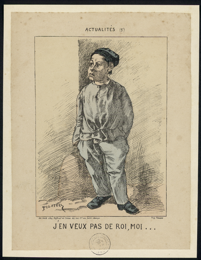 Actualités (5) / J'en veux pas de roi, moi