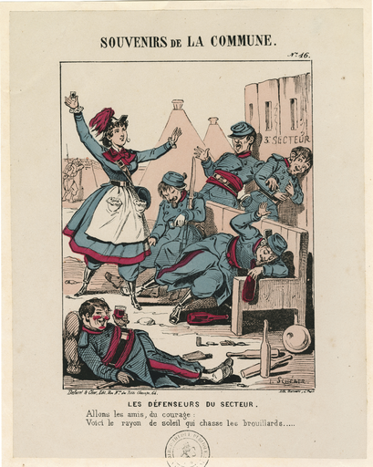 Souvenirs de la Commune N°16. Les défenseurs du secteur.