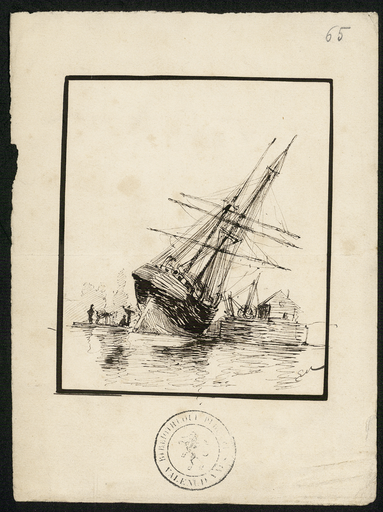 [Bateau à voile incliné]