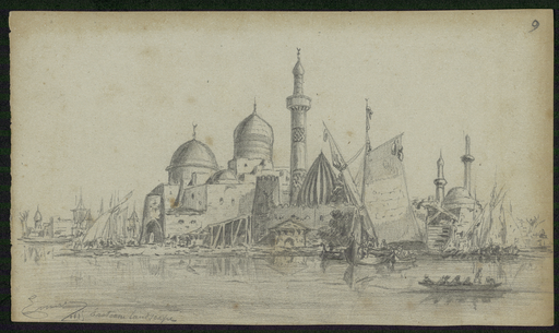 Eastern landscape [ = Paysage oriental]