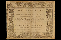 [Annonce de représentation de L'Amoureux de quinze ans...]