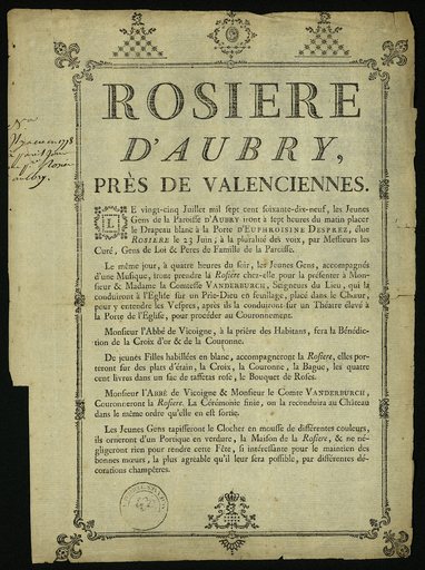 Rosière d'Aubry près de Valenciennes