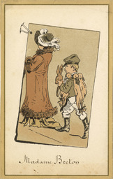 Menu [L'Elégante et le petit porteur de gibier]