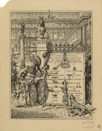 Réunion amicale des Architectes anciens élèves de l'Ecole des Beaux-Arts : menu