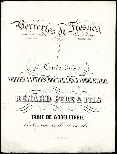 Verreries de Fresnes, près Condé (Nord)