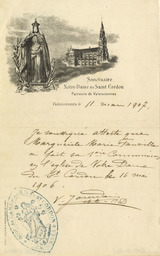 Sanctuaire Notre-Dame du Saint-Cordon Patronne de Valenciennes...