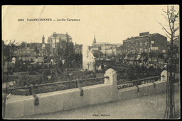 Valenciennes. Square Carpeaux, avenue de la gare