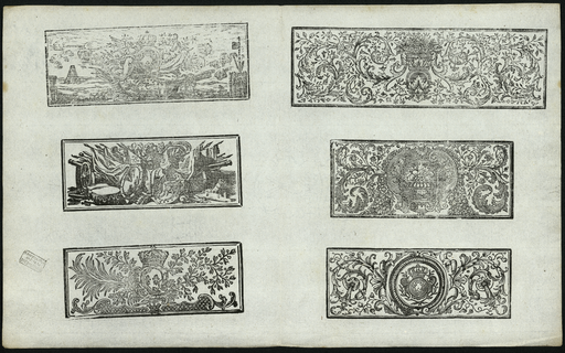 [Planche de bandeaux d'un spécimen typographique 1]