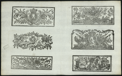 [Planche de bandeaux d'un spécimen typographique 3]