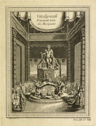 Vitzilipuztli Principale Idole des Mexiquains