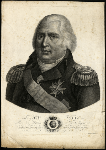 Louis XVIII. Roi de France et de Navarre