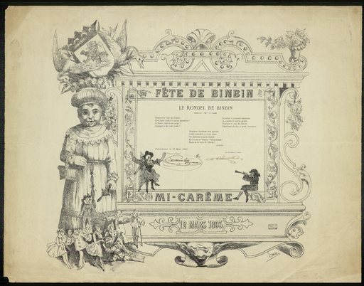 Fête de Binbin. Mi-Carême 12 mars 1893.