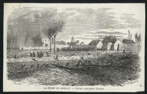 La ferme de Groslay. Dernier avant-poste français
