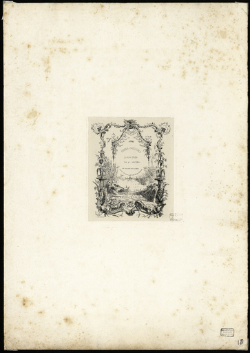 Six pièces choisies composées par Ant. Wateau et gravées par W. Marks, tirées de la collection de M. A. Dinaux 1850 [frontispice]