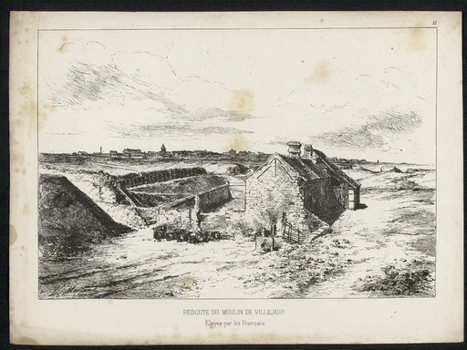 Redoute du Moulin de Villejuif. Elevée par les Français