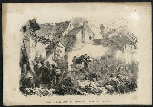 Mort du commandant de Dampierre au combat de Bagneux