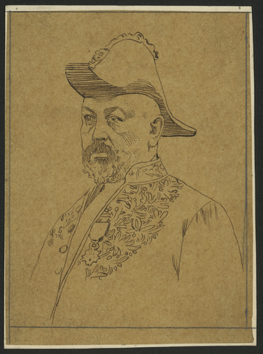 [Portrait décalqué d'un académicien]