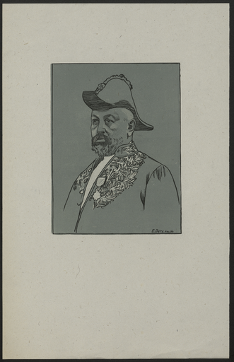 [Portrait gravé d'un académicien]