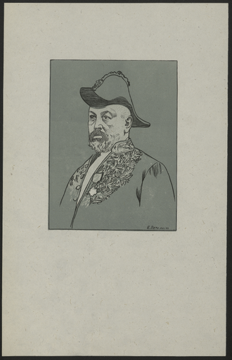 [Portrait gravé d'un académicien]