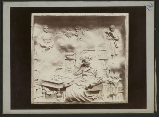 Jules Simon rêvant à ses œuvres philantropiques