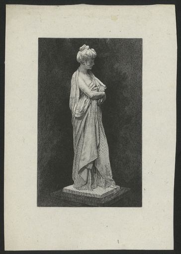 [La pensée sorbonienne, statue de profil]