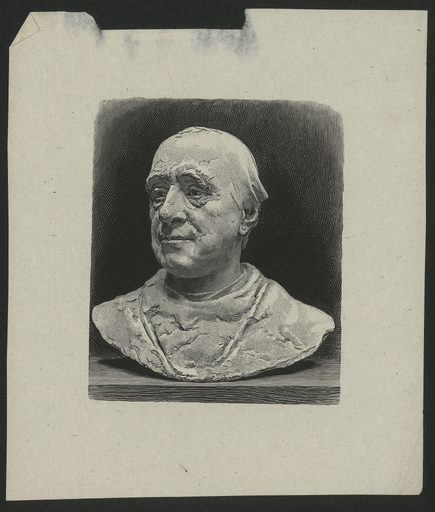 [Buste du cardinal Ernest Bourret]