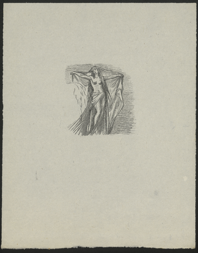 [Femme étendant ses bras pour écarter ses voiles]