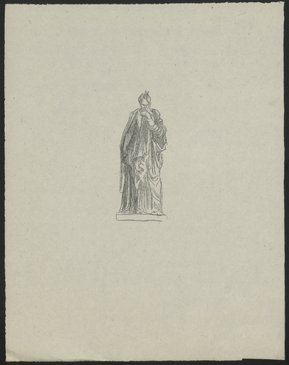 [Croquis d'une des versions de "La pensée sorbonienne"]