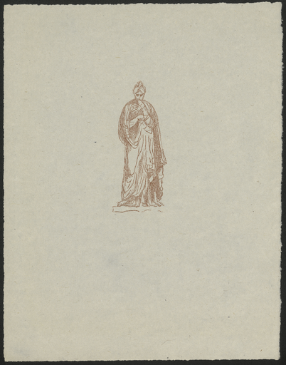 [Croquis d'une des versions de "La pensée sorbonienne"]