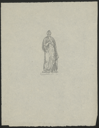 [Croquis d'une des versions de "La pensée sorbonienne"]