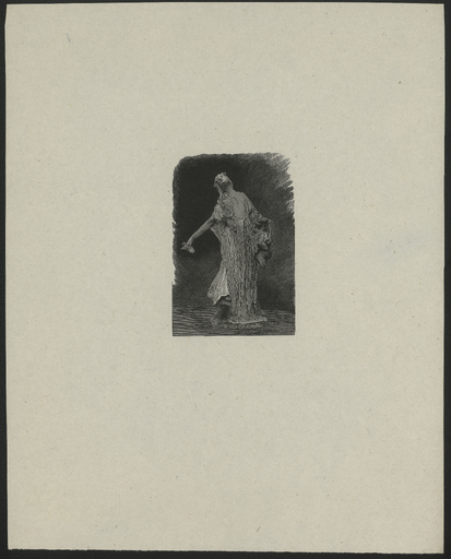 [Emma Calvé dans le rôle d'Ophélie]