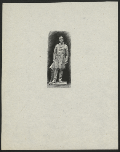 [Statue de la Musique. Façade de l'Opéra Comique]